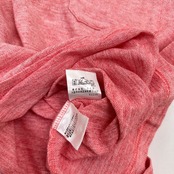 GREENCLUBS グリーンクラブ 半袖 ボタンダウン ポロシャツ コットン リネン サイズ 3/レッド系 赤系/メンズ ライカ 日本製