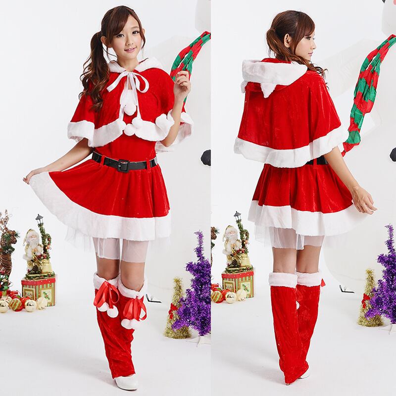 予約 コスプレ服 猫耳サンタ サンタクロース クリスマスパーティー Xma 