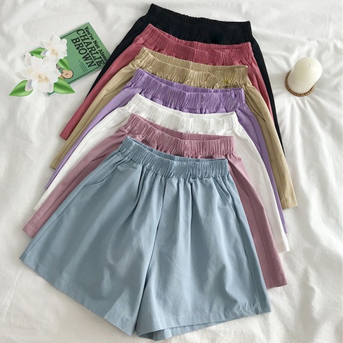 ✞ カラーベーシックワイドレッグショートパンツ 大人女子☆ショーツ ブルマー ワイドパンツ ✞ゴスロリ SM ミリ 甘ロリ クラロリ 和ロリ エレガント 黒ロリ 姫ロリ 華ロリ BB-BB3538496