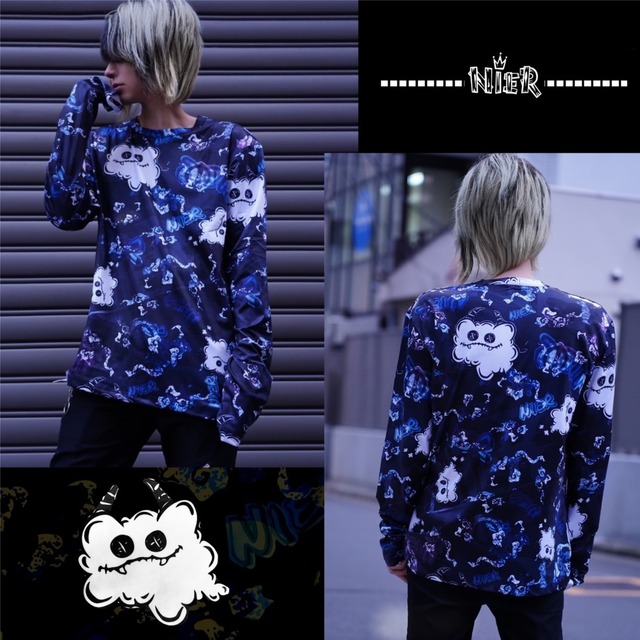 LONG SLEEVE CUTSEW【CLOUD NieR】