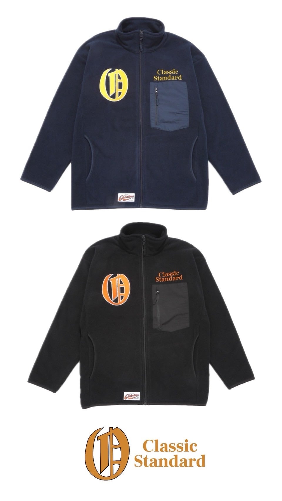 【11月1日(土曜)午前10時より販売開始】"O" LOGO WAPPEN MICRO FLEECE STAND JACKET