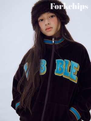 FORK CHIPS［取寄］wuble velour zipup jacket 26winter
