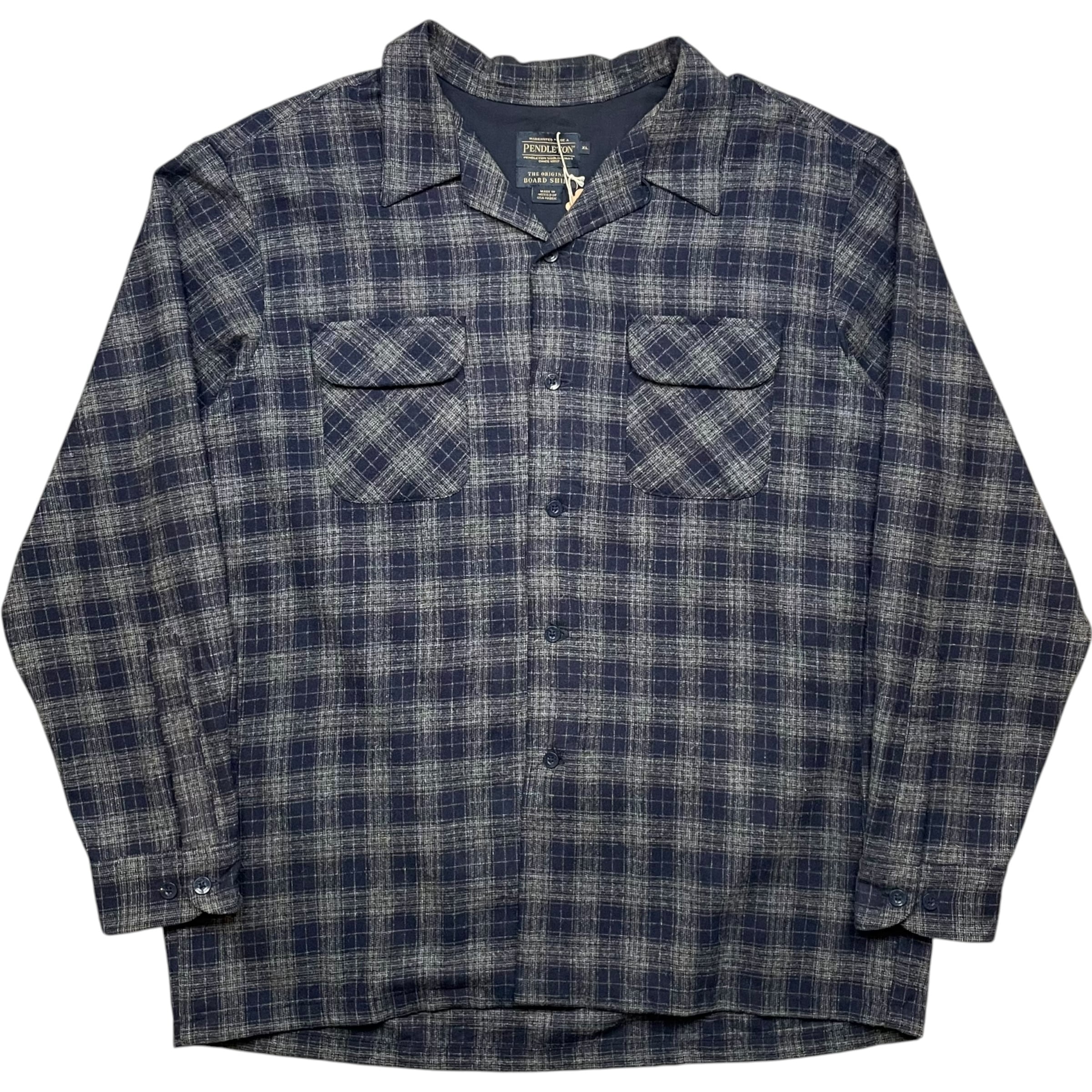 《XL》 PENDLETON ペンドルトン ボードシャツ ウールチェックシャツ 両胸ポケット no.10024