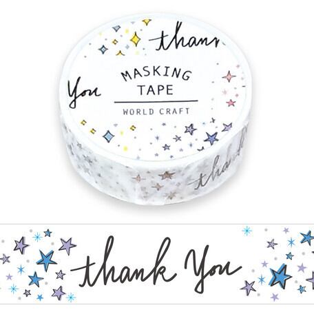 ワールドクラフト thank you 15mmマステ WC05