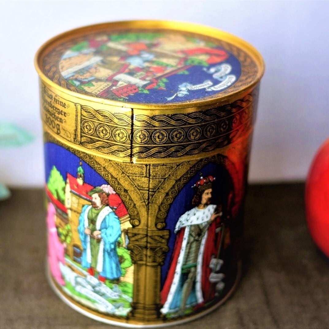 王様缶 E. Otto Schmidt お菓子缶 ドイツ