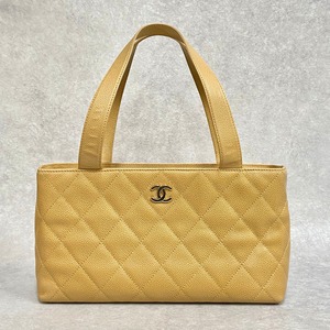 CHANEL シャネル トートバッグ キャビアスキン ベージュ 4263