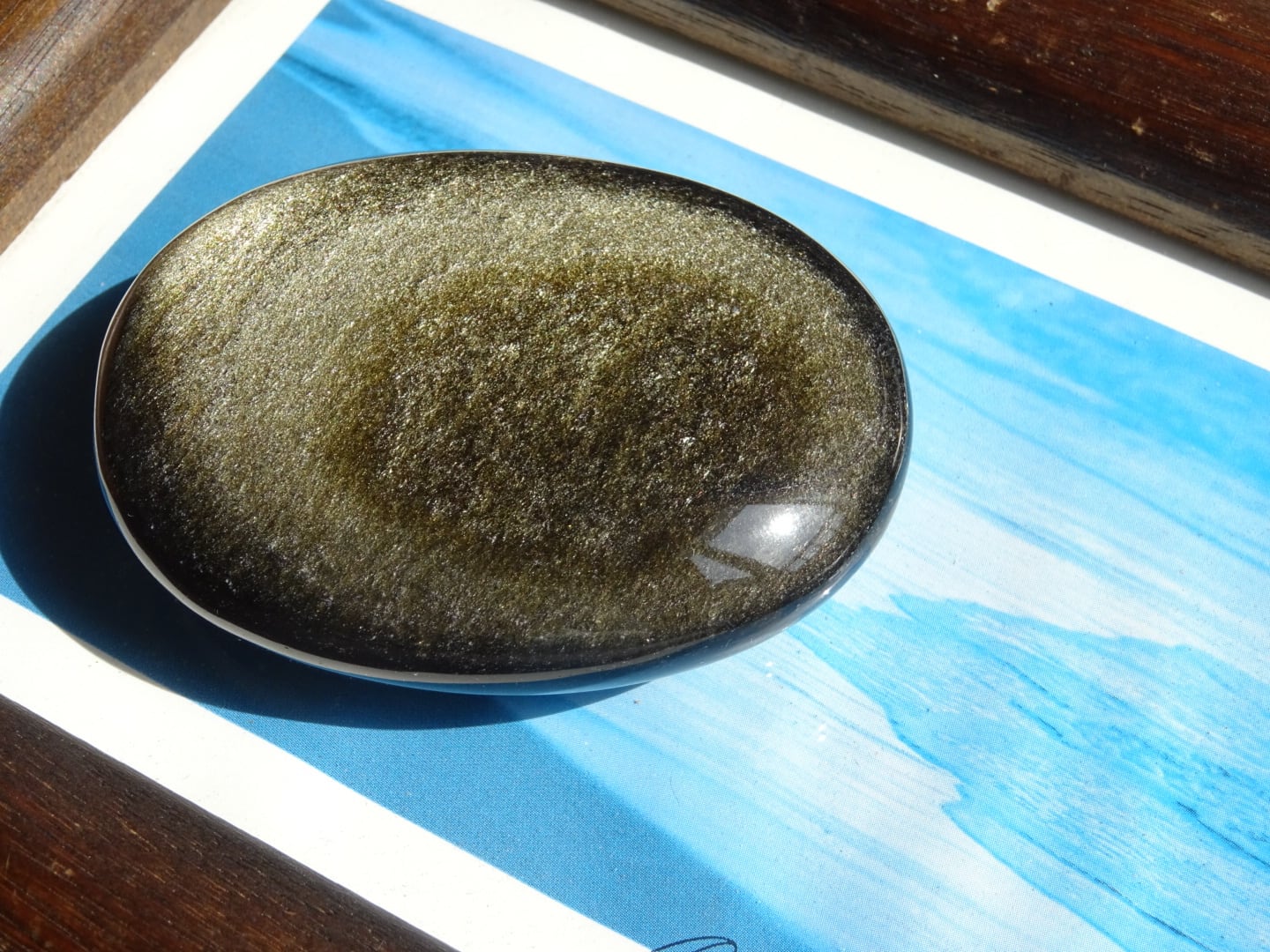 ゴールデンシーン・オブシディアン」 黒曜石・タンブル | 虹石屋