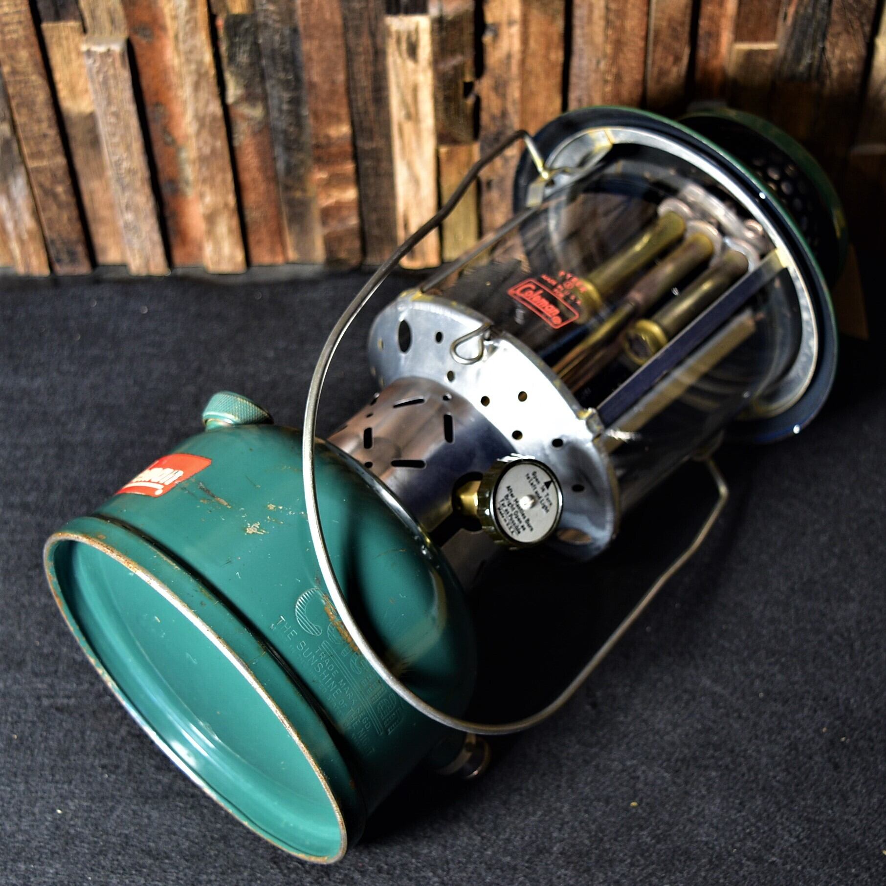 コールマン 220E 1957年2月製造 ツーマントル ランタン COLEMAN