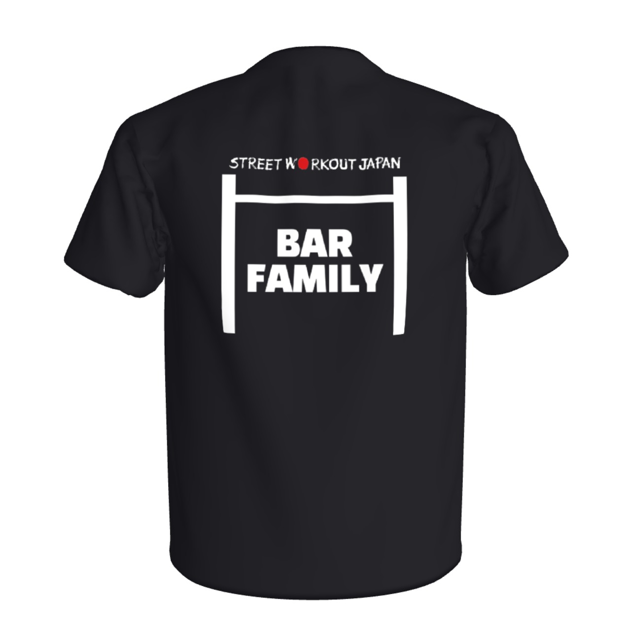 BAR FAMILY ドライTシャツ（黒）