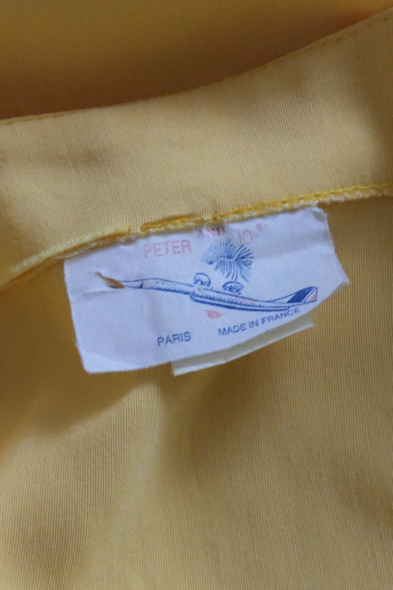Cut-out yellow tunic Blouse