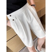 straight suit shorts pants 00362