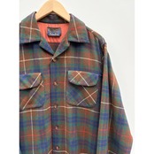 50s PENDLETON "Roos Bros" WOOL SHIRT MADE IN USA  Size M