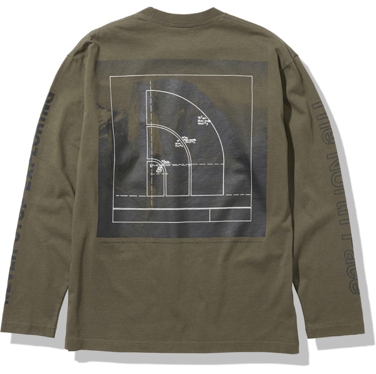 THE NORTH FACE (ザノースフェイス) グラフィック ロングスリーブティー ロンT (NT)ニュートープ NT32042