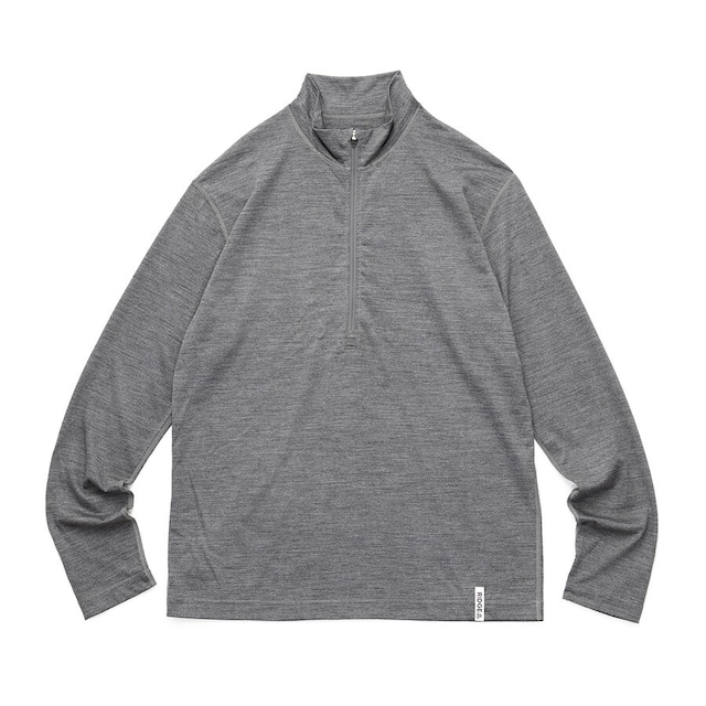 【RIDGE MOUNTAIN GEAR】Merino Half Zip Stand Collar