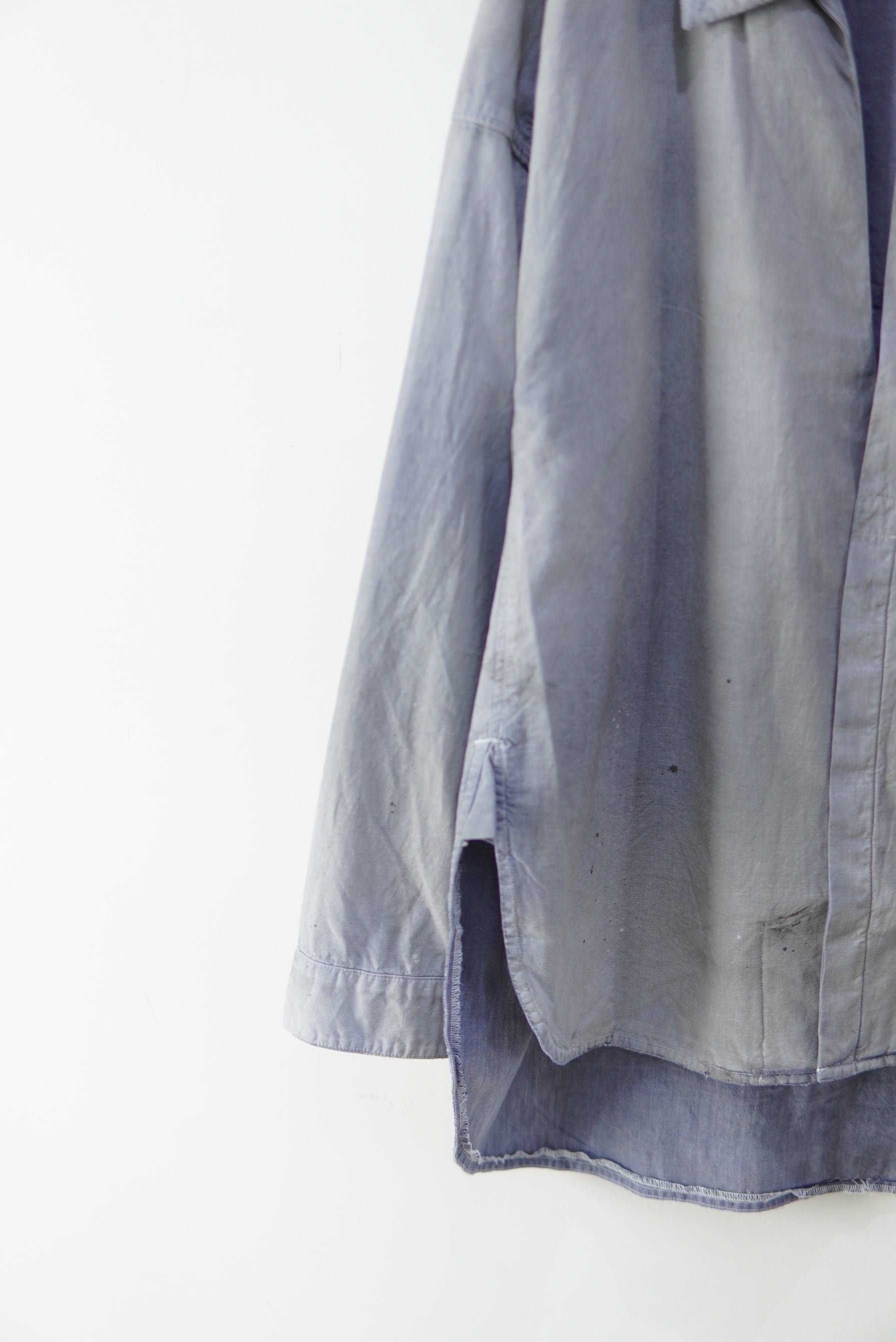 ANCELLM / AGING CHAMBRAY LONG SHIRT / ANC-SH71-A | POETRY