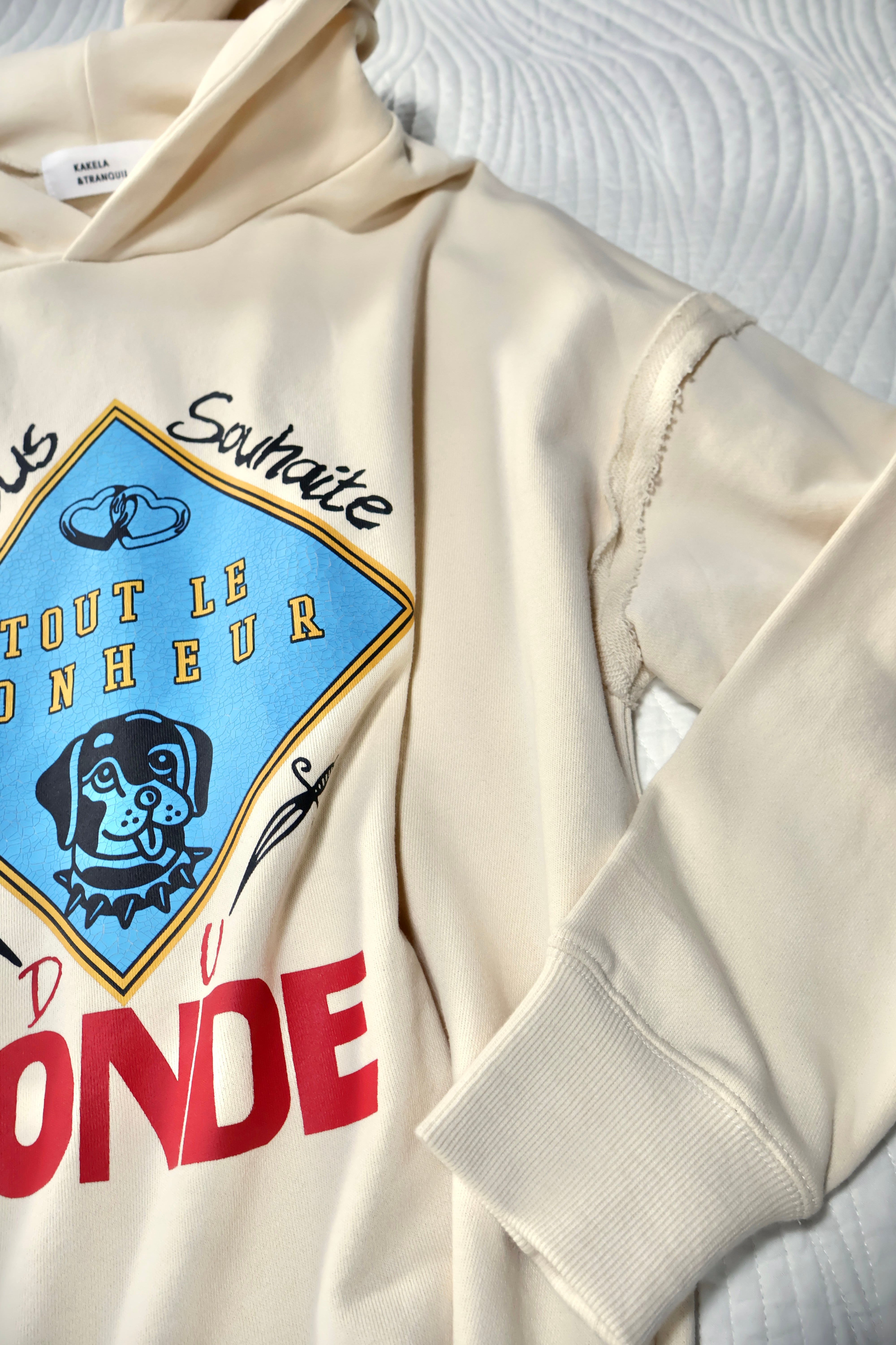 NEW!裏毛サインボードプリントフーディー【12509-333-10】2025AW