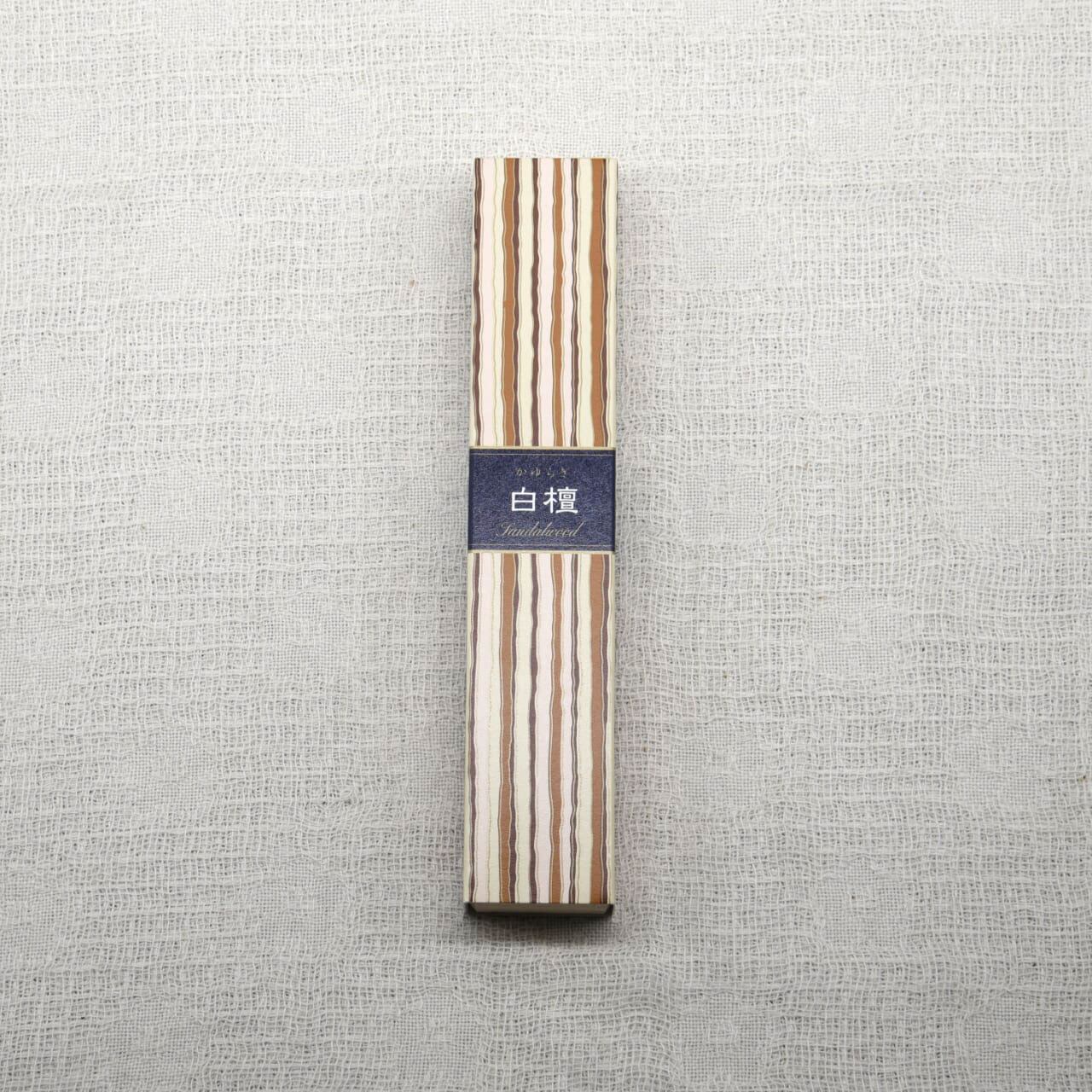 お香40本入り》かゆらぎ 白檀の香り（スティックタイプ）｜日本香堂