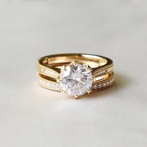 ラボダイヤモンド【Solitaire】2ct エンゲージリング  10K/18K    YG/PG/WG 【受注生産】