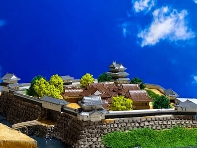 ☆完成品 日光東照宮 本殿・陽明門 ケース付き ミニ24サイズ 日本の寺