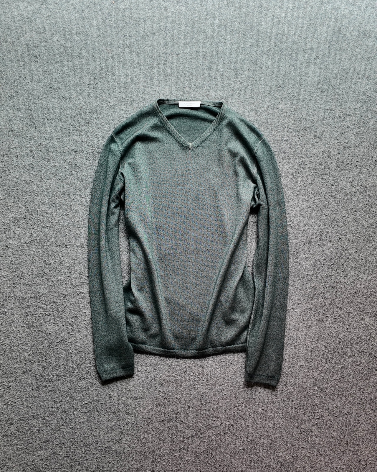 【Costanza di Spirito】light blue v-neck knit