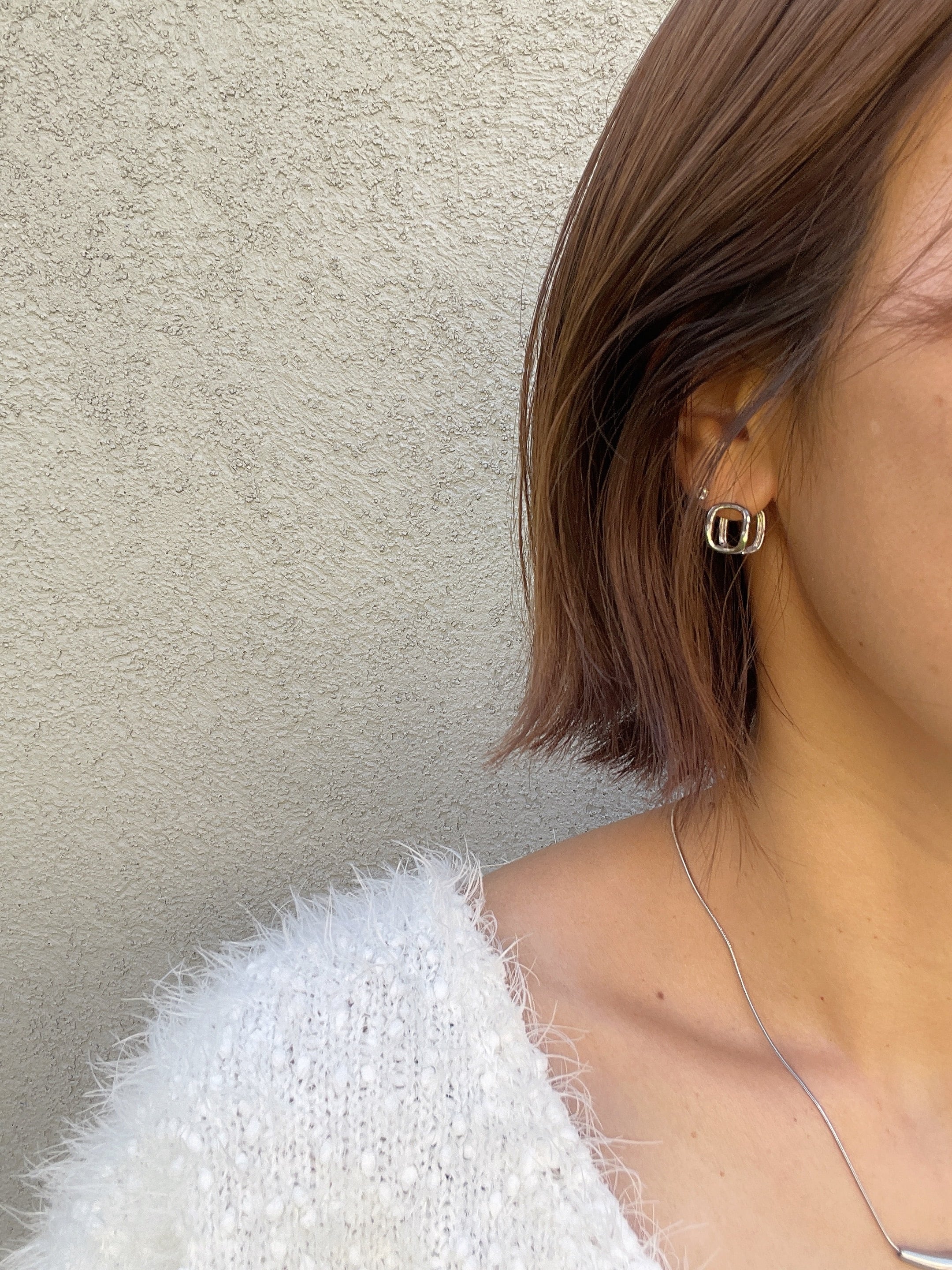 ダブリングスクエアピアス | joie