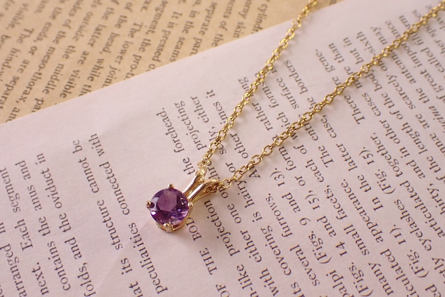 アメジストネックレス　0.82ct [D12‐161]