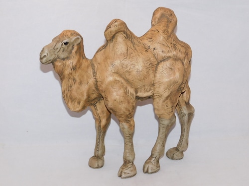 革製ラクダの置物　Leather camel figurine(made in Japan)