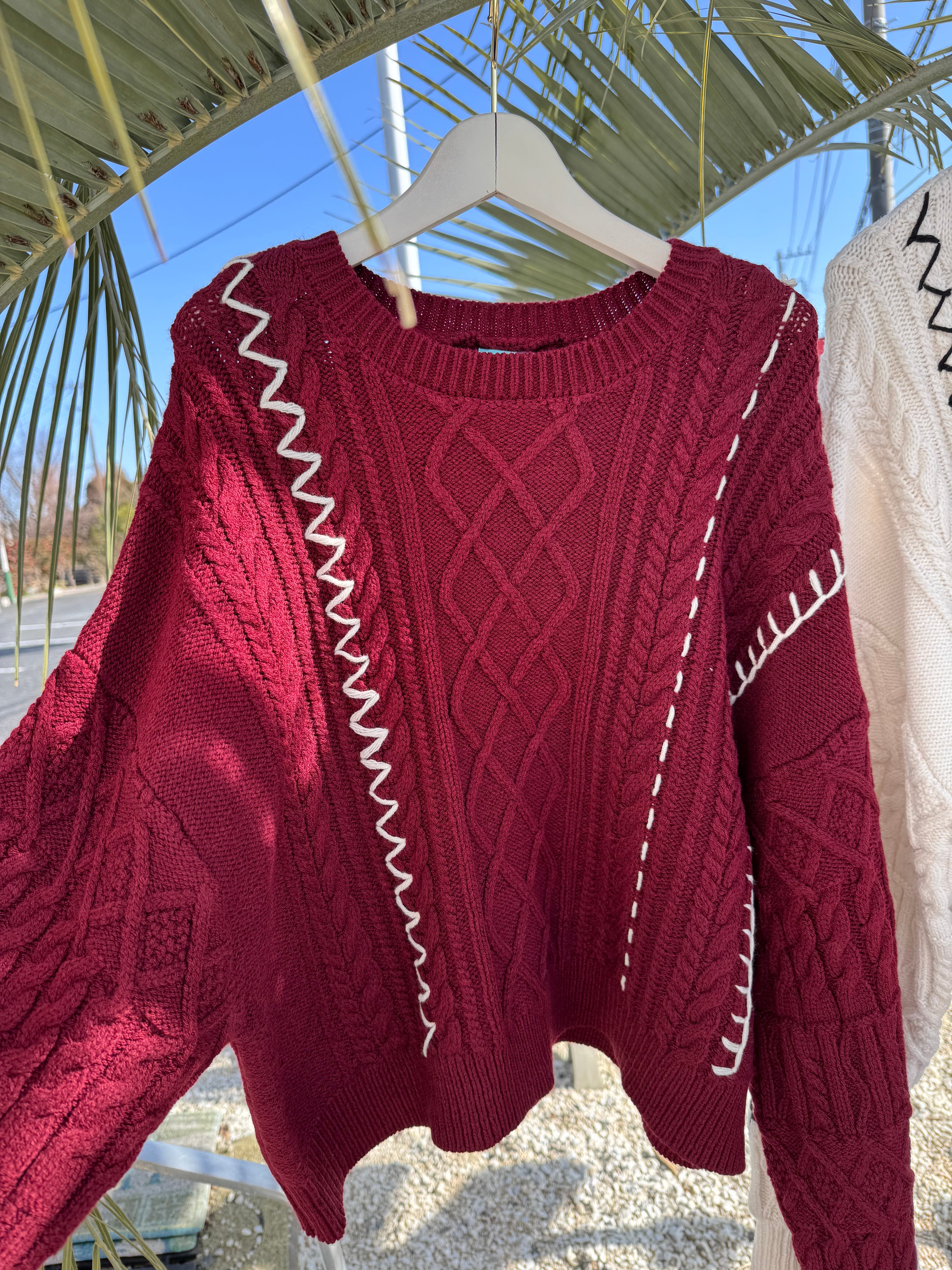 【レディース】ステッチケーブルニット ¥5,990(6,589)