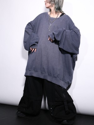 "KING SIZE" XXXXXXL super over silhouette sweatshirt