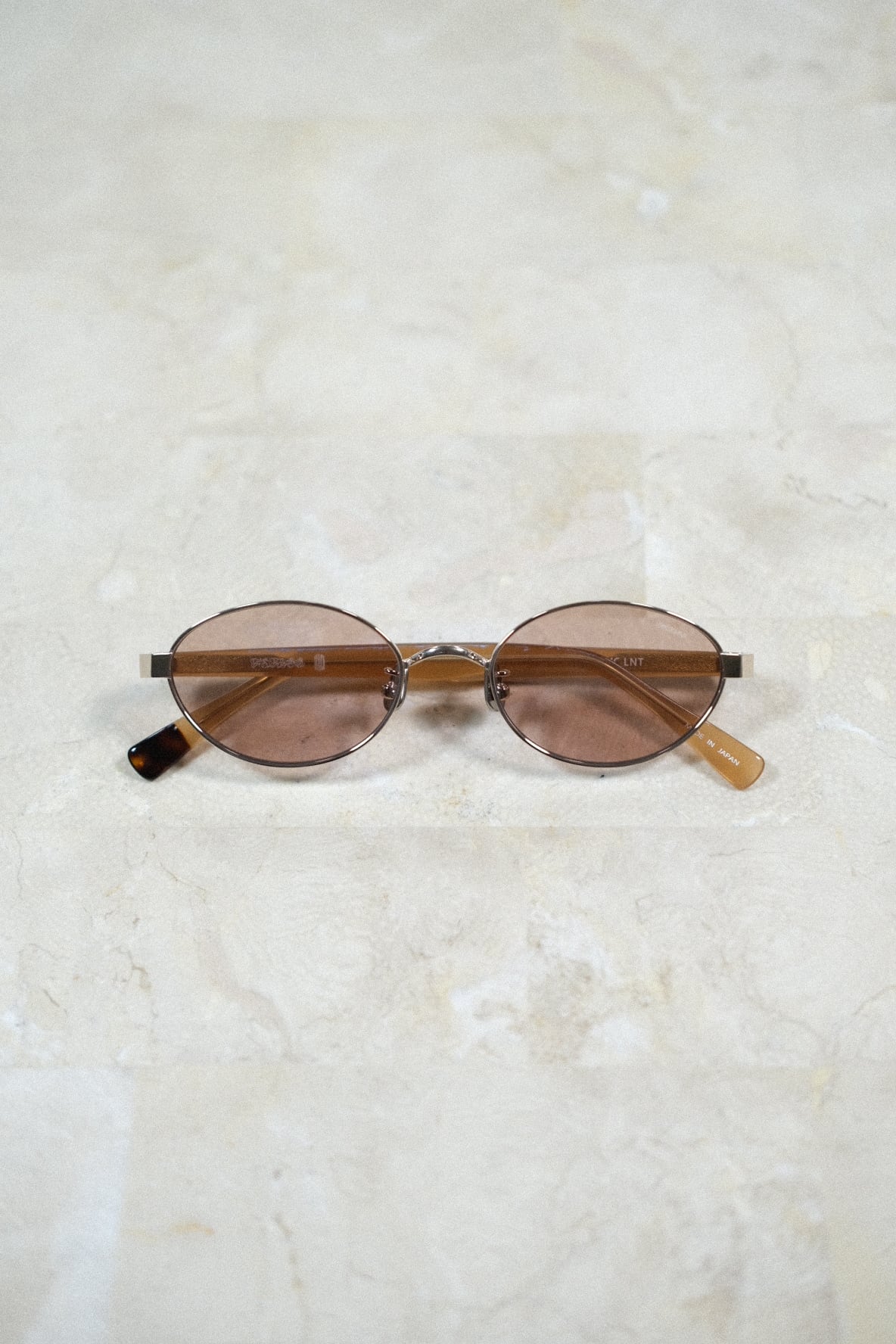 FETICO × BLANC..】METAL OVAL SUNGLASSES - HAZEL - | loop