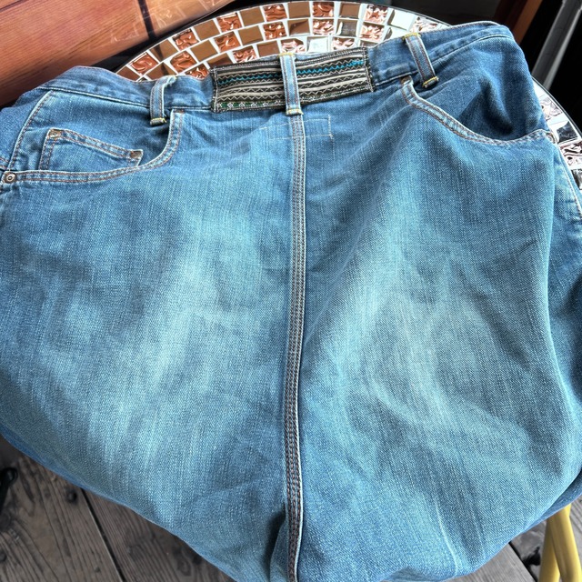 モン族ビンテージサルエルデニム