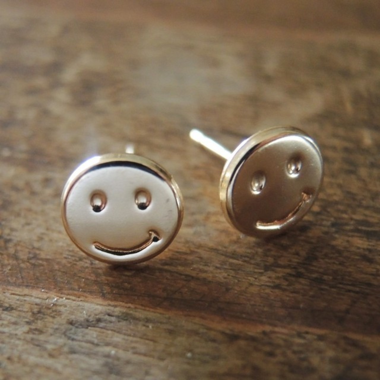 新品未使用】ニコちゃん☺︎ダイヤモンドピアス☺︎K18 smile K18 ニコ 