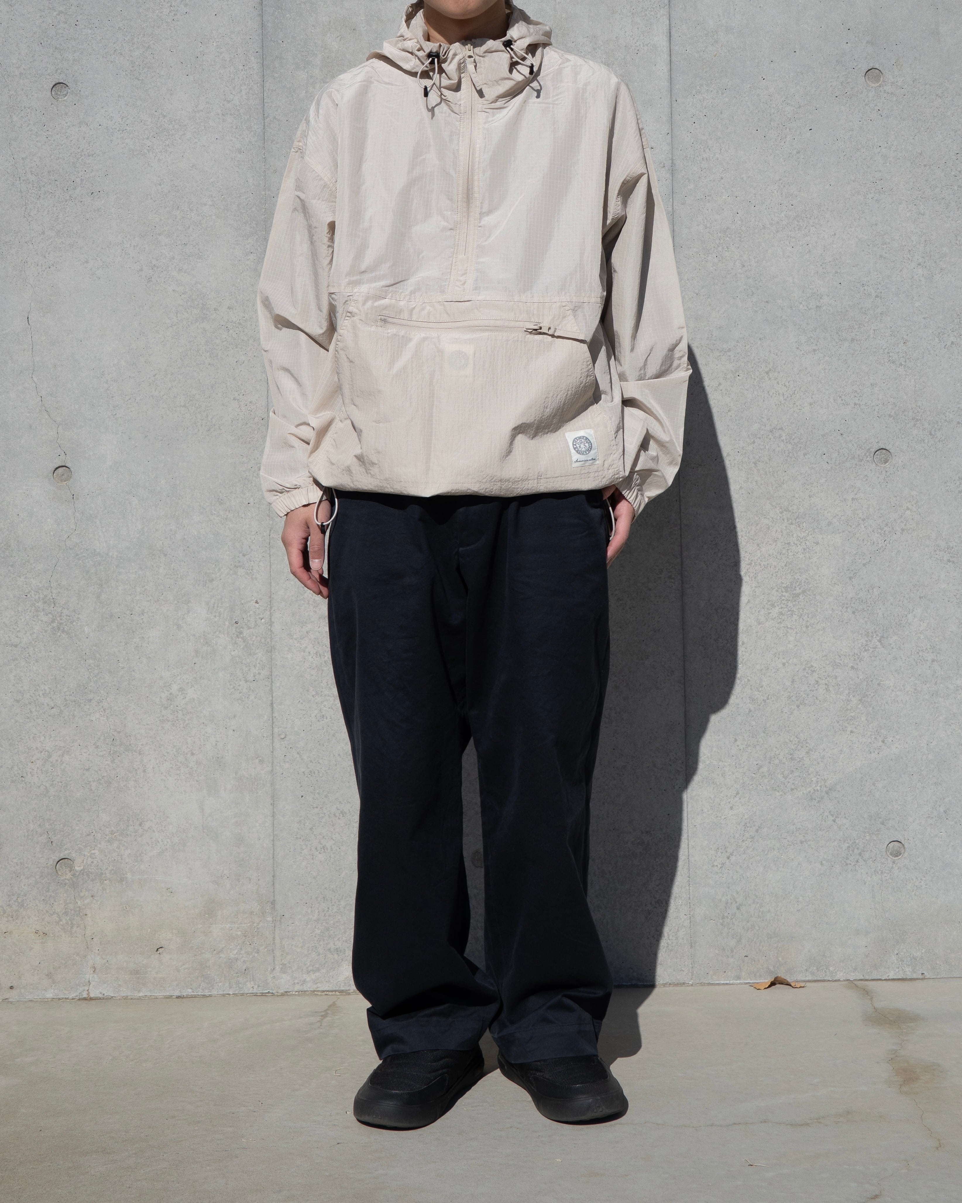 GRAPH CHECK NYLON ANORAK LIGHT BEIGE | What's up?