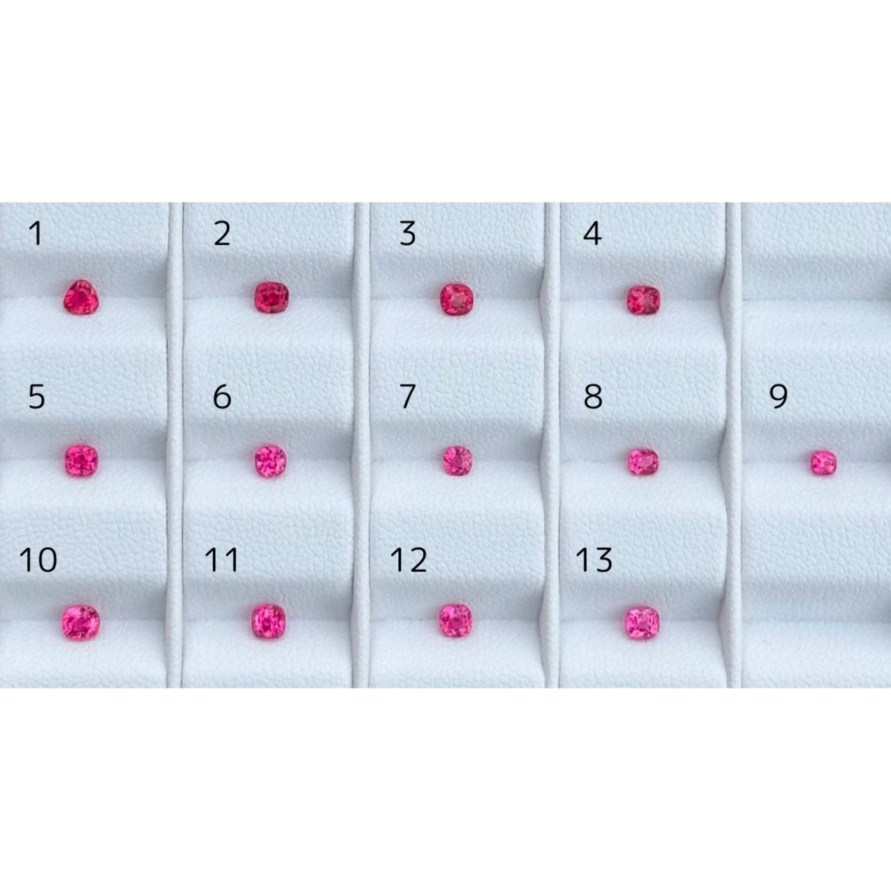 ミャンマースピネル【13】3.4x3.2mm,0.23ct