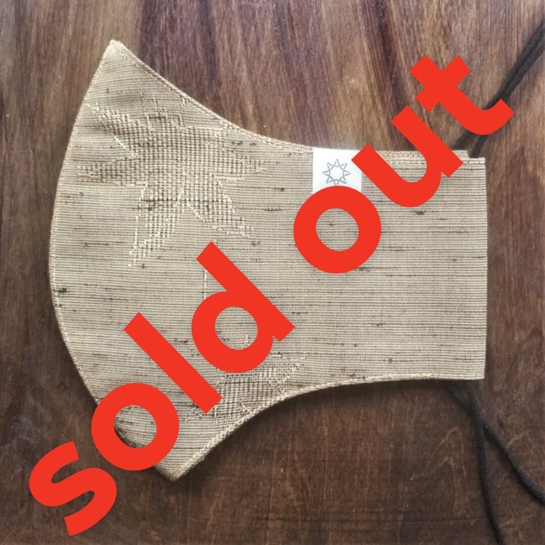 tadas / シルクマスク /  赤くちなし色  / Sサイズ  Mサイズ (09/27追加)