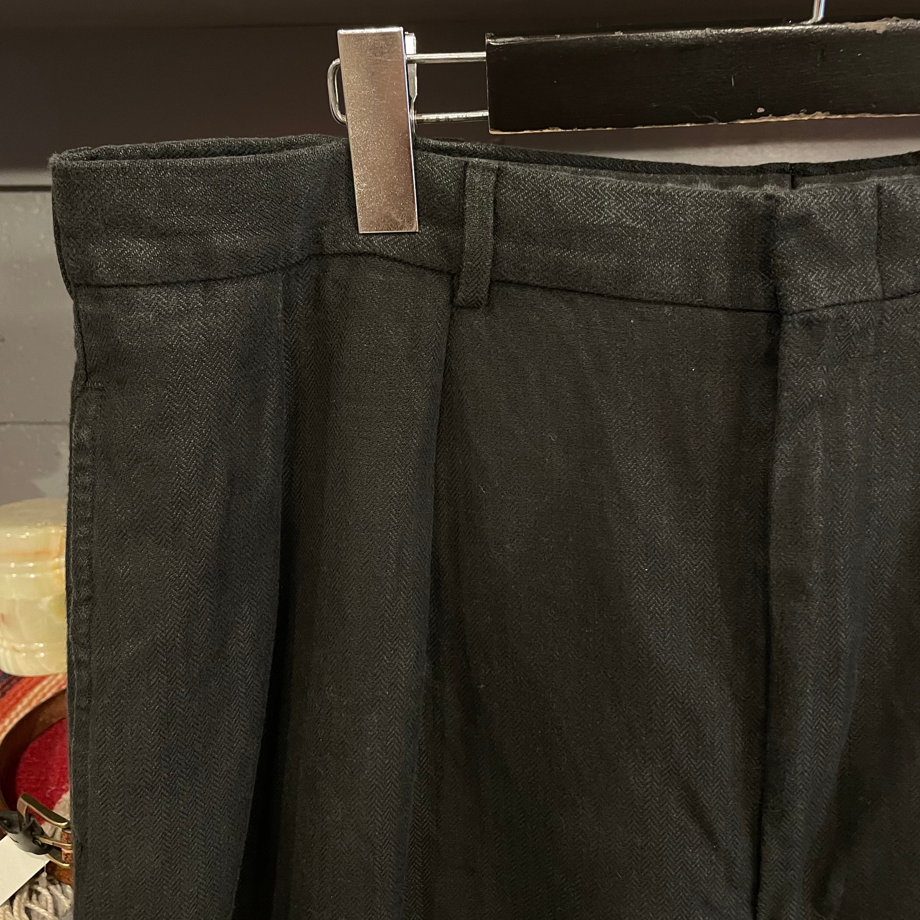 90s POLO by RL co×ramie 2-tuck slacks 90s Polo by Ralph Lauren 2 Tuck Slacks | VOSTOK