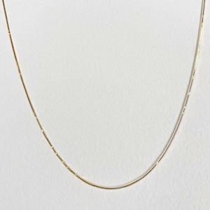 【14K-3-58】20inch 14K real gold chain necklace