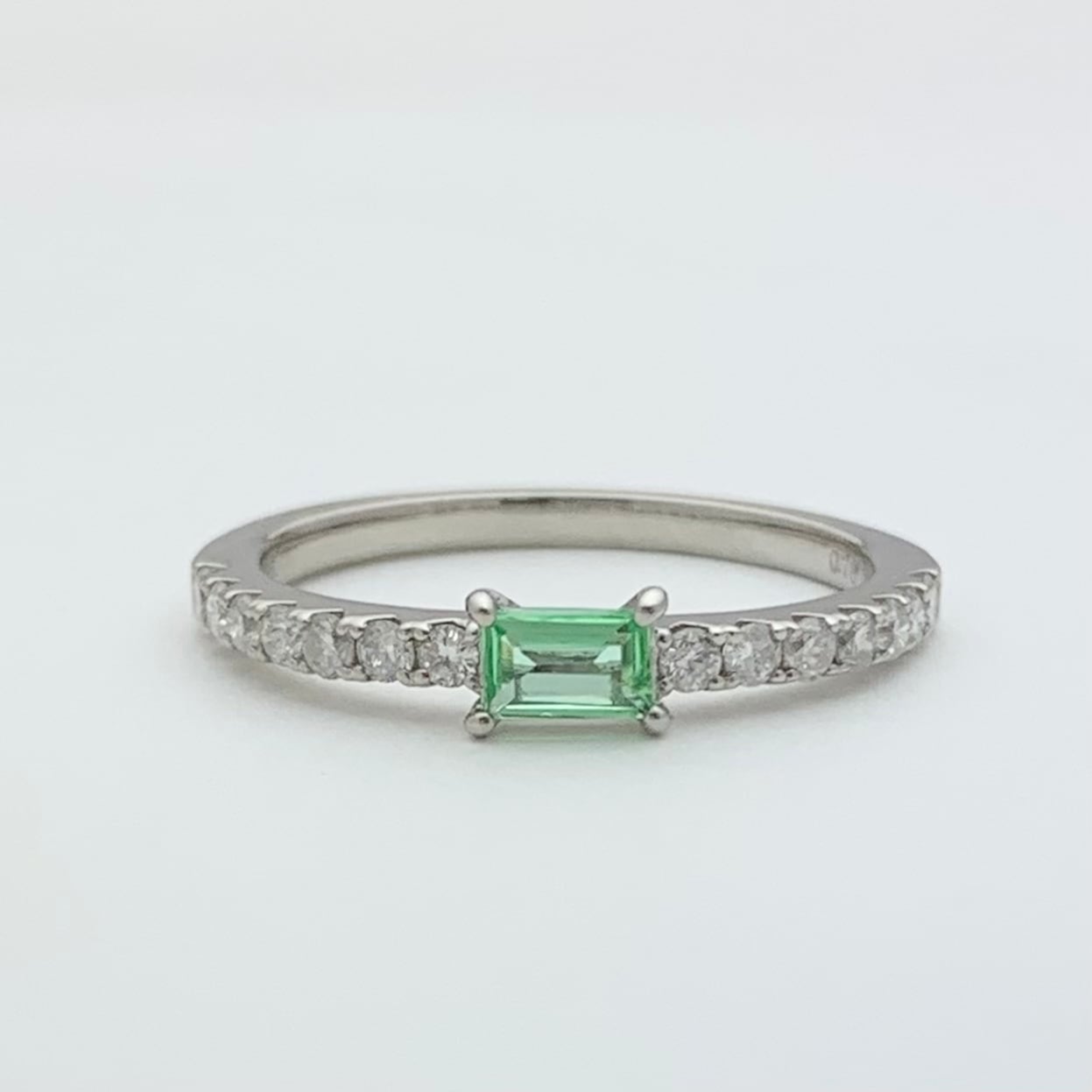 Pt900　コーネルピン ダイヤモンド リング Pt コーネルピン ダイヤモンド リング 0.18ct 12号 | ジュエリー