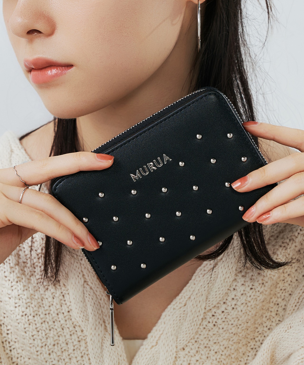 MURUA : ROUND FASTENER MINI WALLET MR-W1372