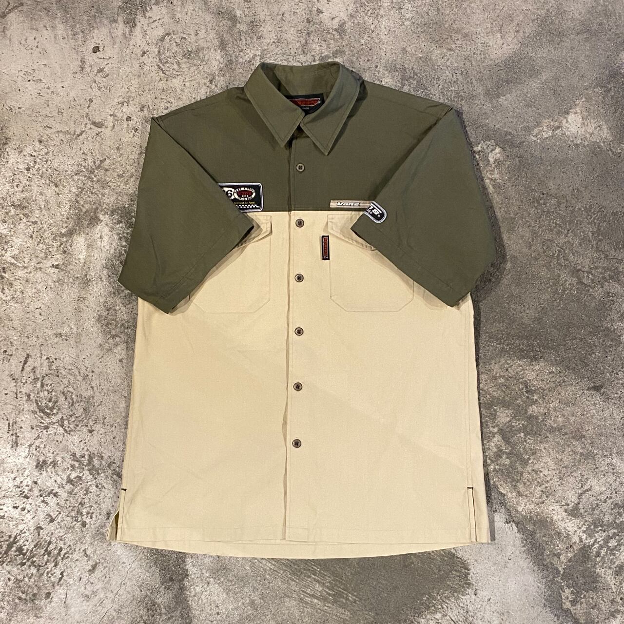 STUSSY ステューシー ギンガムチェック 半袖シャツ Mサイズ メンズ