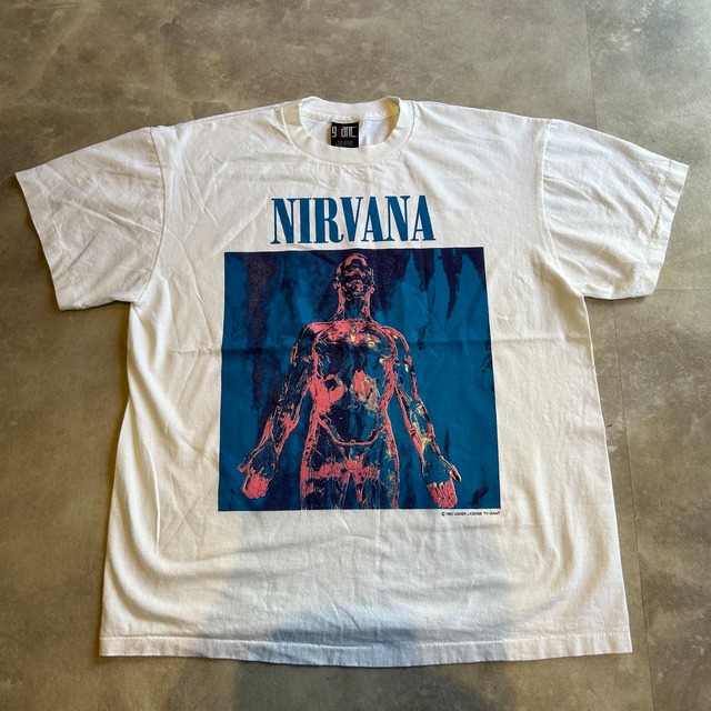 Vintage NIRVANA SLIVER TEE White