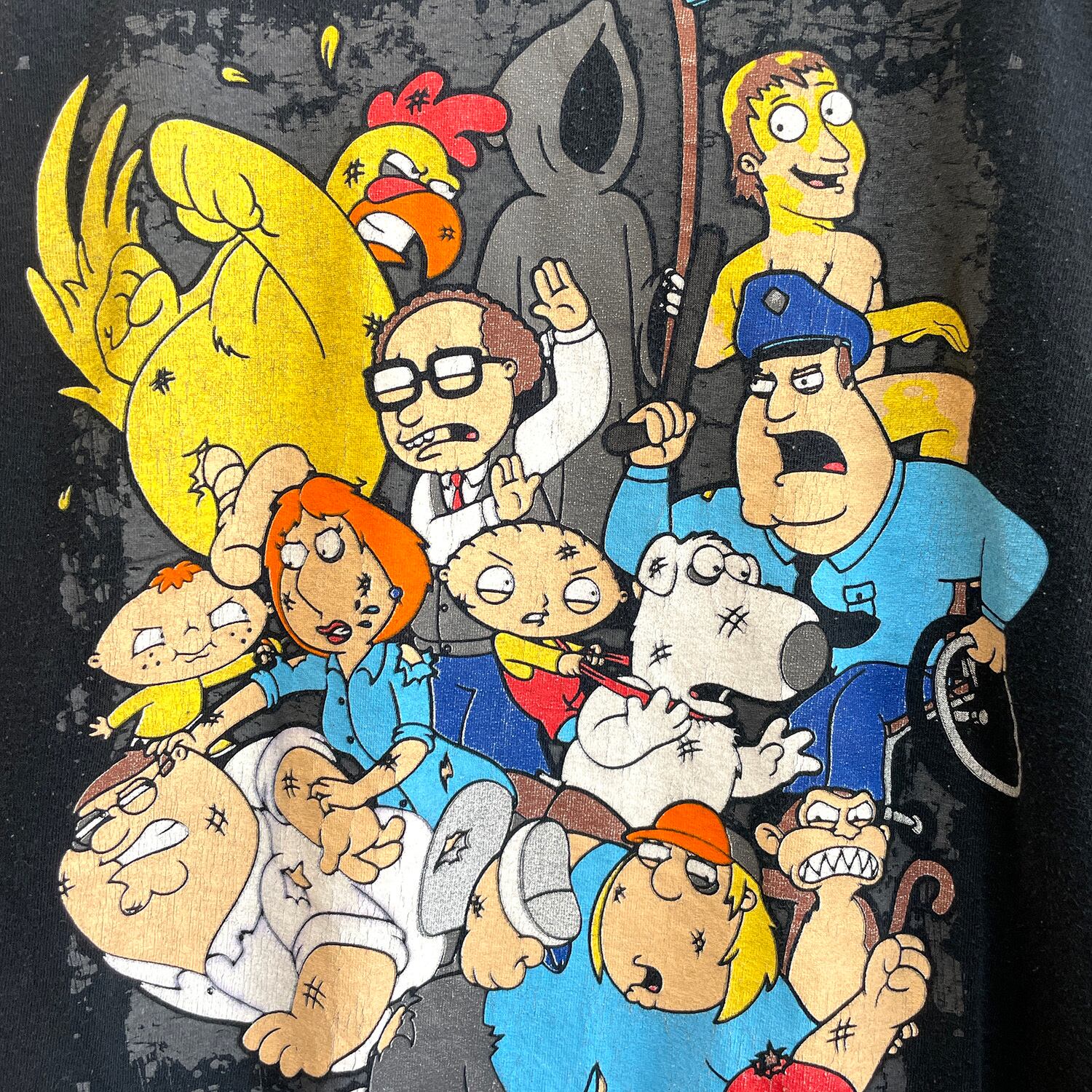 USA 古着 半袖 Tシャツ ファミリーガイ ピーターグリフィン ステュー