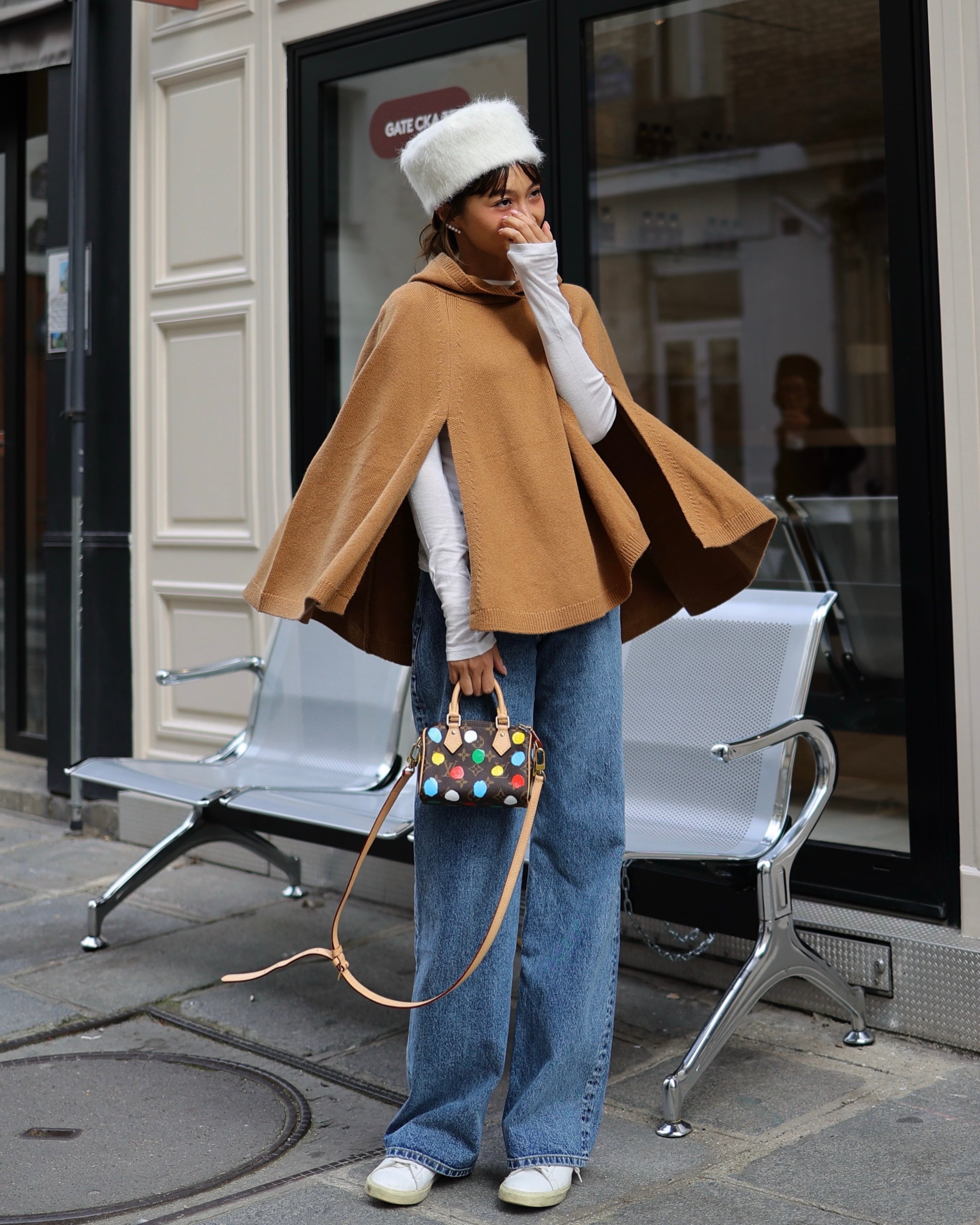 GPG-607 Knit Poncho | gypsohila