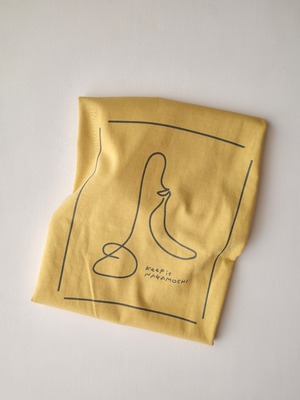 【マスタード】一筆書きTシャツ