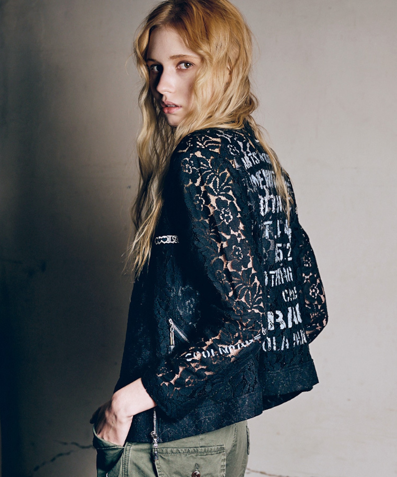 【先行販売】COOLAロゴレースライダースジャケット (BLACK) CQ-48036