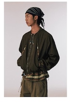 CONP Ethnic Patchwork Nylon Jacket