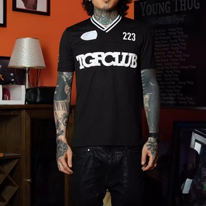 【DRIP5538】TGF Logo Embroidered Football Uniform Tee