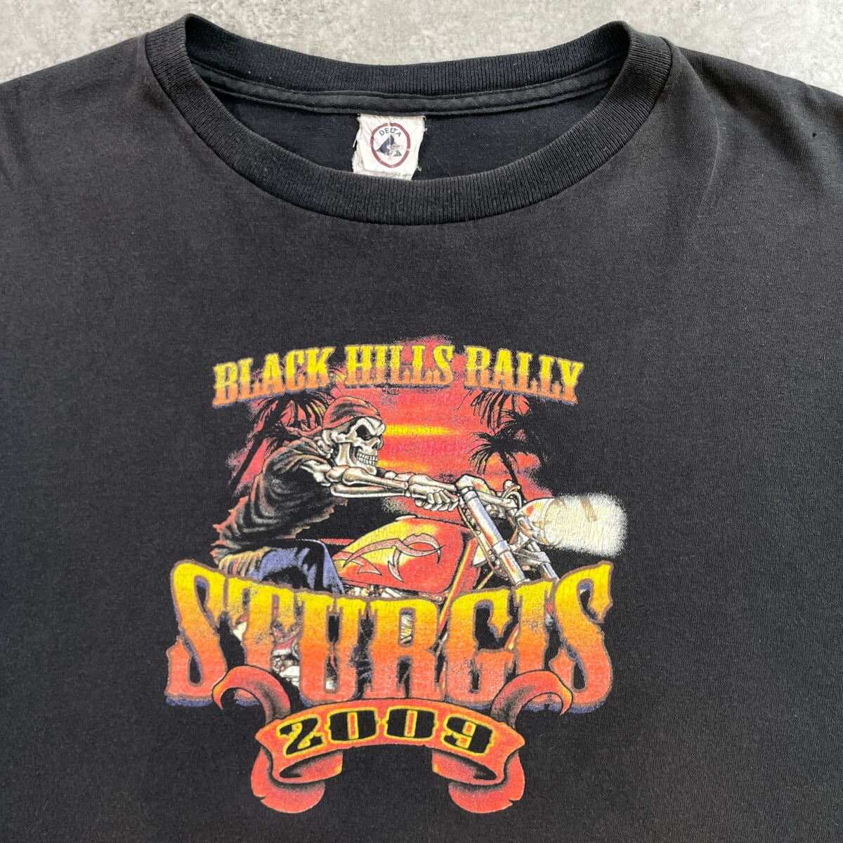 00年代 STURGIS BLACK HILLS RALLY スカル バイクプリントTシャツ
