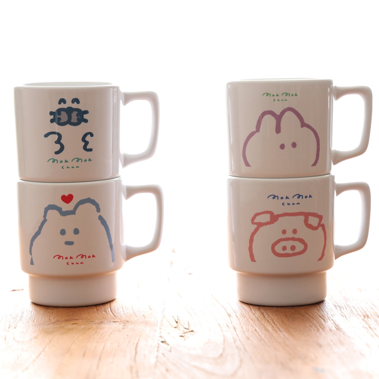 もくもくちゃんBASICスタッキングマグ / シロクマ(MK-305) | もくもく