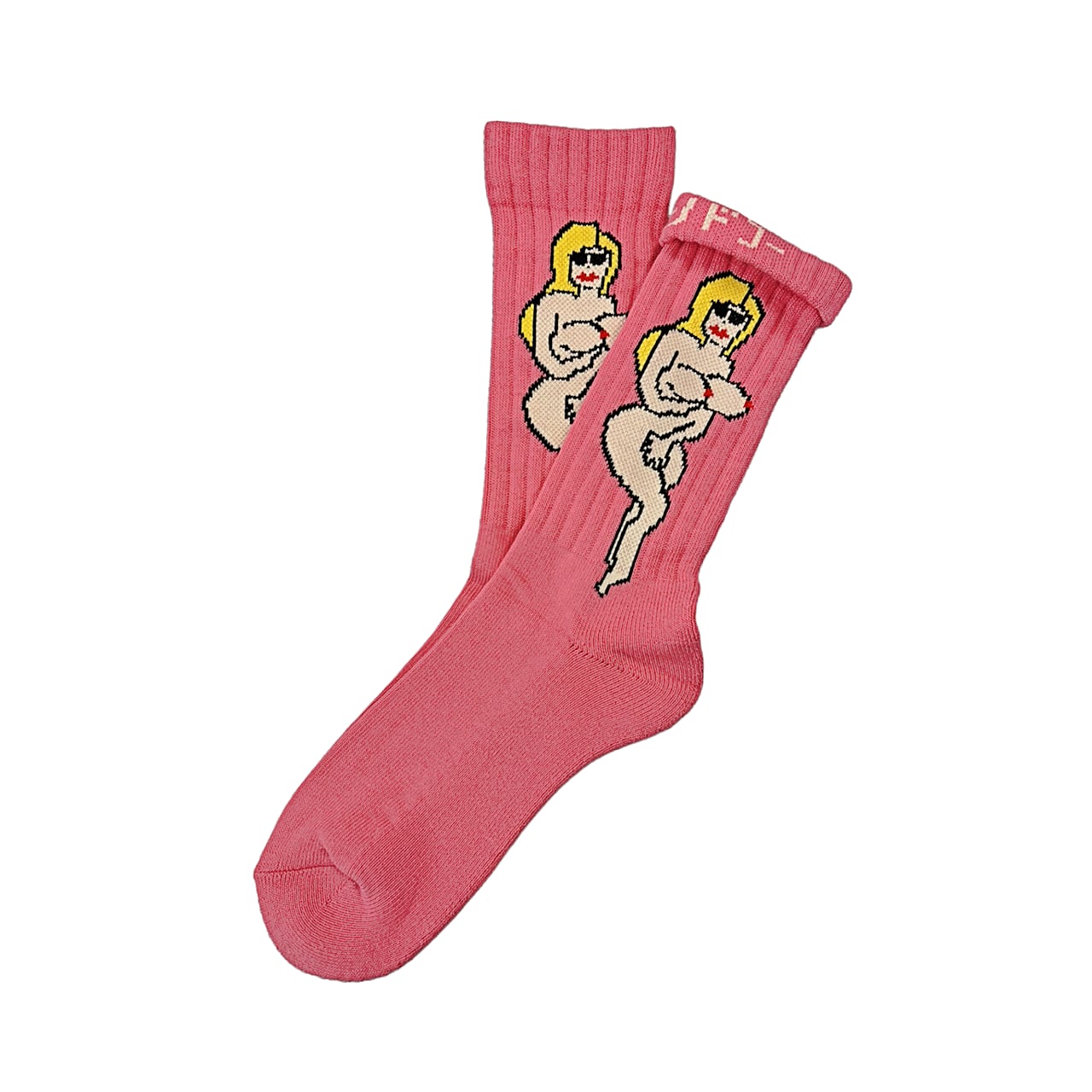<NEW> "裸婦&TOUGH -pink- " Socks